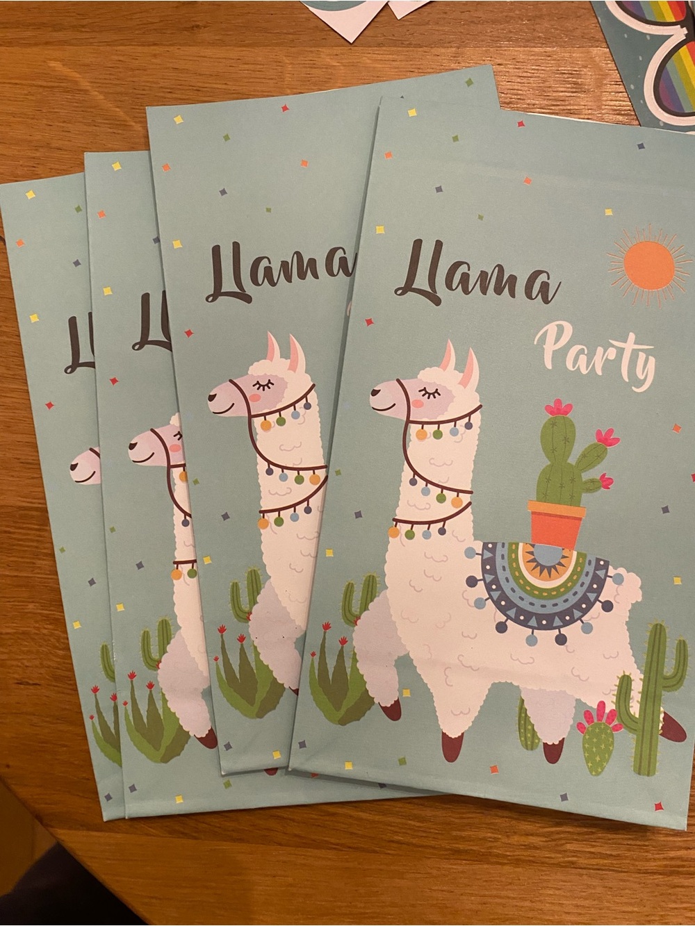 Llama Party Supplies Set